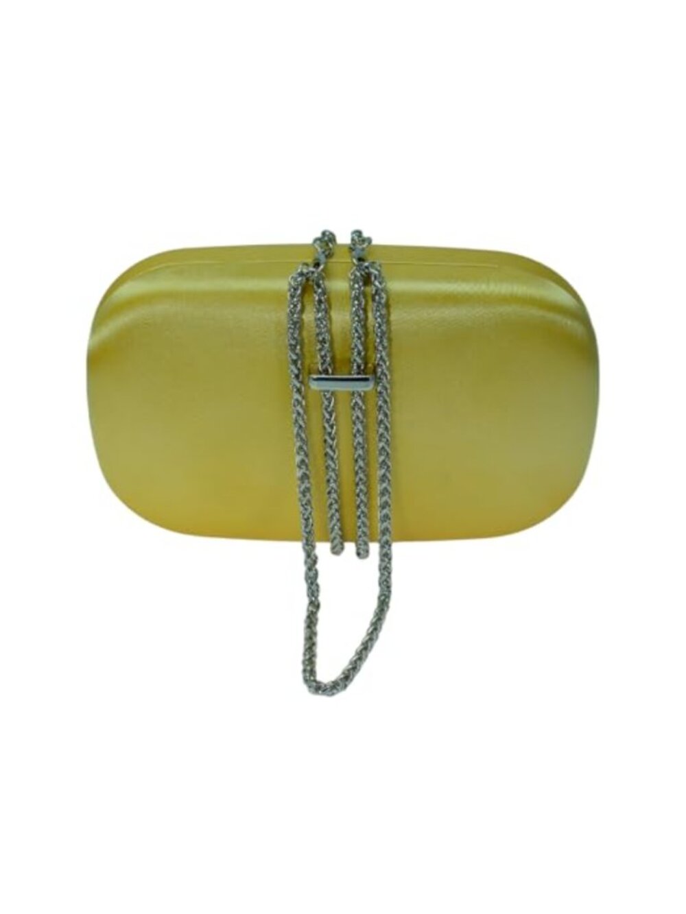 Satin Evening Clutch Magnetic Closure Removable Chain Formal Wedding Party Bag